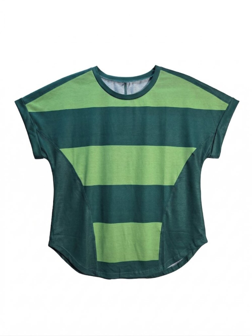 NWOT | Forest & Lime Panelled Oversized Top Dolman Sleeve Technical | Medium